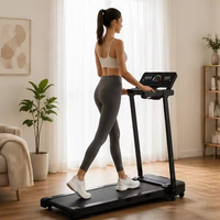Cinta de Correr Plegable 2 en 1 con Logotipo Personalizado y Marca Privada, Potencia Máxima de 3.0HP, Máquina de Fitness para el Hogar, Compatible con OEM y ODM