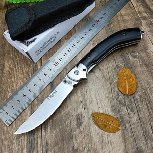 Couteau de poche russe pour le camping et la chasse en plein air avec lame 7Cr15Mov et manche en ébène, survie, bricolage, OEM - Product Image 6