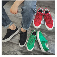Nouvelles Chaussures de Skateboard Basse Tendance d'Automne pour Hommes, Espadrilles Loafers à Bout Rond Entièrement en Toile, Style Course à Pied