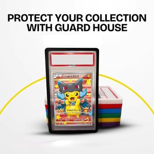 YY Colorful Graded Card Silicone <b>Bumper</b> Case <b>Clip</b> Closure Soft Cover Business Cards Anti-Drop Protector - Product Image 3