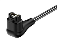 Kabel Pengisi Daya Jam Tangan Desain Siku USB Sudut Siku Bahan PVC 1M Pengganti untuk Garmin Fenix 8 6X 945 Vivoactive 3 4 5 6