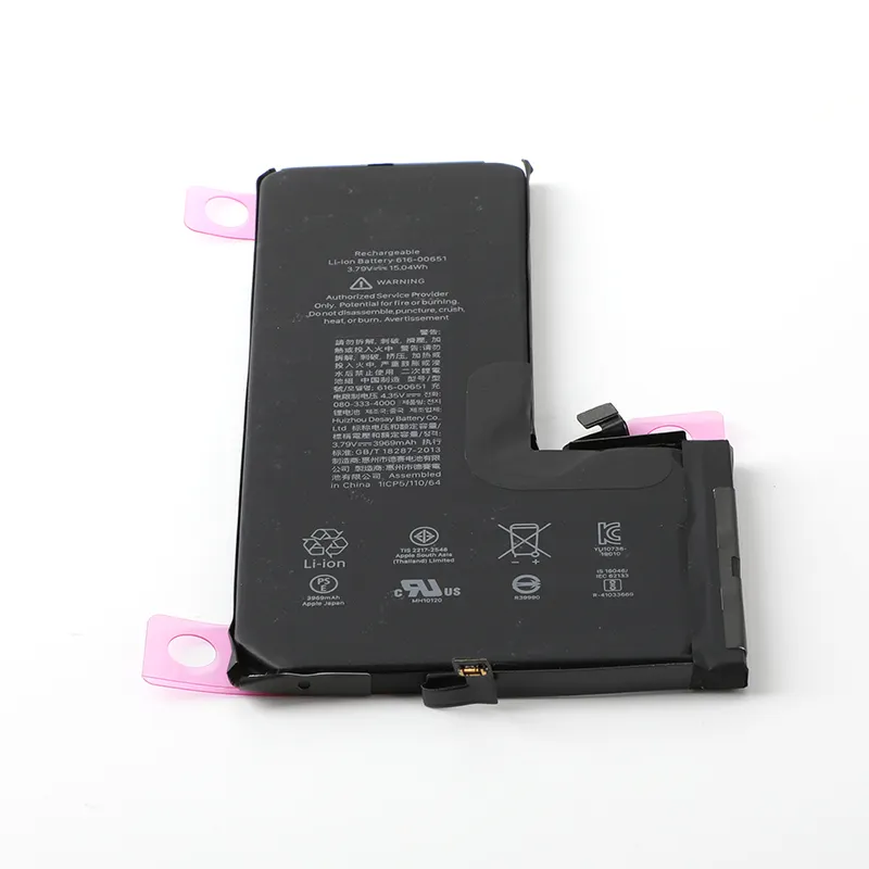 Li-Ion cep telefonu pil fabrika yüksek kapasiteli iPhone 11 PRO MAX için cep telefonu şarj edilebilir piller