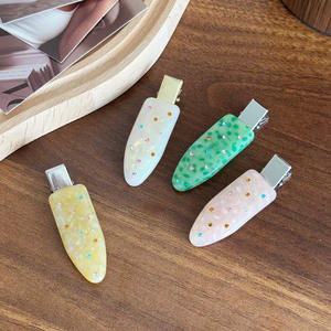 Jepit rambut Kinling manis dan indah warna-warni berlian mulus jepit rambut asam asetat klip rambut - Product Image 2