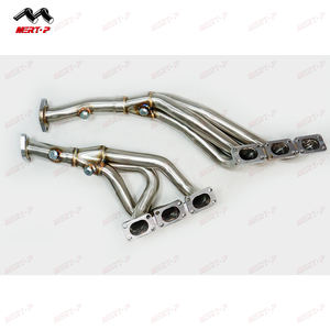 Collecteurs d'échappement sportifs Mertop pour <span class=keywords><strong>BMW</strong></span> <span class=keywords><strong>E46</strong></span> <span class=keywords><strong>325i</strong></span> 330i en acier inoxydable de 1,5 mm d'épaisseur, surface brossée, soudés TIG haute température, garantie 3 ans - Product Image 2