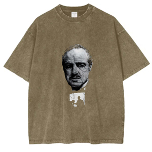 Il padrino la "legittimazione" delle t-shirt potenti estive 100% in cotone a tracolla girocollo - Product Image 1