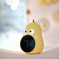 Réveil à LED Écran d'alarme numérique électronique Horloges de bureau et de table pour le sommeil des enfants