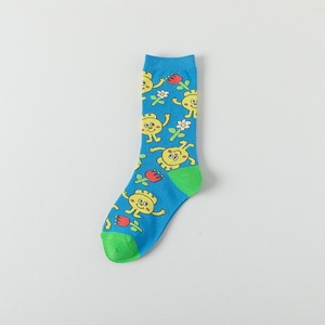 Calcetines creativos de estilo caricatura, transpirables y suaves, para mujeres y hombres, deportivos, de ocio, hasta la pantorrilla, de algodón, para primavera y otoño, al por mayor - Product Image 6