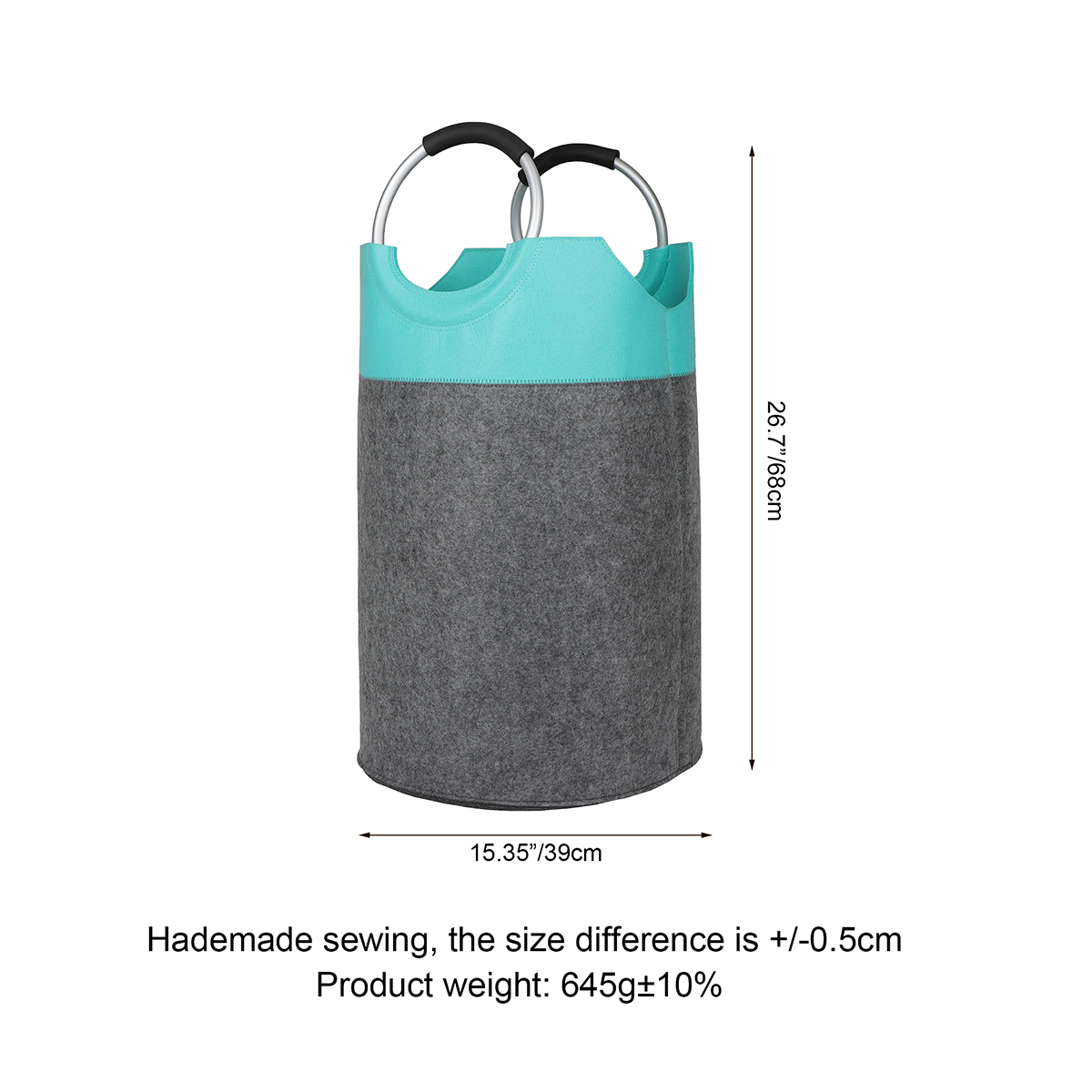 ตะกร้าผ้าสักหลาด