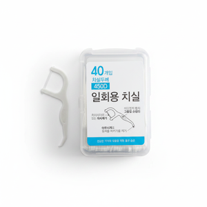 Juego de hilo dental interdental con estuche transparente de 40 piezas - Product Image 2