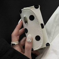 Pochette à bagues rectangulaire et circulaire en satin de style Ins luxueux, anti-rayures, boîte cadeau sans fermeture