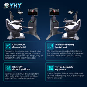 Yeni Çıkan 9d Vr Hareketli Tüm Alüminyum Alaşımlı Oyun Ekipmanı Joystick Döndürme Makineli 360 Vr - Product Image 6