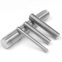 Factory Supply 304 Stainless Steel Full Thread Stud Bolt Fasteners Welding Stud Metal Threaded Tie Rod ISO Certified