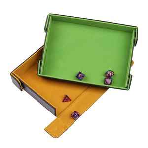 Kanniki Modelo 028 Caja de Almacenamiento Magnética Rectangular Hecha a Mano, Caja Plegable para Dados con Forro de Franela y Cuero PU para Adultos - Product Image 3