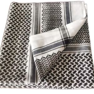 Grosir Syal Shemagh Arab Pria, Hijab Lembut Muslim, Gaya Timur Tengah, Shemagh <span class=keywords><strong>Keffiyeh</strong></span> ND405501-02 - Product Image 1