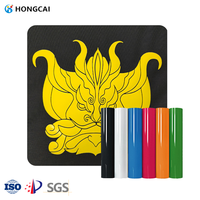 Hongcai vente en gros de rouleau de vinyle de transfert de chaleur à haute température 61cm PVC HTV rouleau pour T-Shirt fer sur les vêtements