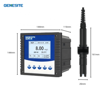 pH-mètre en ligne RS485 4-20 mA IP68 Immersion Automatique. Temp. Compensation haute précision pour l'eau potable et les eaux usées industrielles