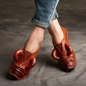 Botas Chukka de Piel Vacuna con Cordones, Cómodas y Novedosas para Otoño, Estilo Clásico Casual para Mujer, Edición Coreana con Desodorización - Product Image 5