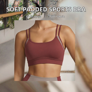 Soutiens-gorge de sport pour femmes, vente en gros, personnalisables avec logo, pour la course, la gym, le yoga et l'entraînement - Product Image 2