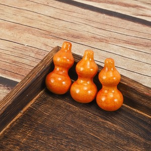 Boxwood Gourd Keychain 12mm Portable Car Trailer Key Pendant Auspicious Gift - Product Image 3