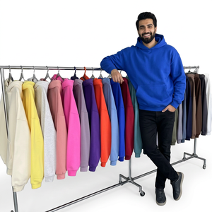 <b>Jumper</b> Streetwear Custom Screen Printing Oversized Men Hooded Hoodies 350Gsm Heavyweight 100% Cotton Hoodies - Product Image 1