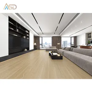 Modern 15mm Thick Natural Oak Solid Wood Floor Smooth/Brushed European White Oak Engineering Wood Flooring ABCD Surface Grading