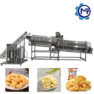 Extrusora de aperitivos irregulares, línea de procesamiento de aperitivos hinchados, máquina de arroz de maíz inflado - Product Image 4
