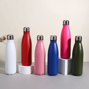 Bouteille d'eau isotherme en acier inoxydable de 17 oz avec logo personnalisé, réutilisable, pour cadeaux de bienvenue - Product Image 5