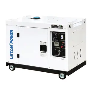 Generatore diesel portatile trifase di vendita calda di eton 10kw 12 kva 15kva generatori diesel di tipo raffreddato ad aria di tipo silenzioso