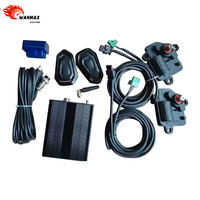 Kit Universal de Controlador de Válvula de Escape Electrónica OBD con Bluetooth, Aplicación, Control Remoto Inalámbrico, Actuadores Dobles y Llaves Inteligentes