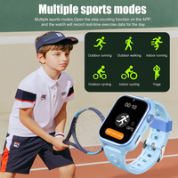 Montre connectée GPS 4G pour enfants, appel vidéo, suivi en temps réel, écran carré, tracker de poignet pour enfants