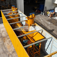 Équipement minier mobile personnalisé pour la cyanuration, installation de traitement de l'or par lixiviation CIP