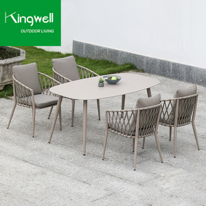 Ensemble <span class=keywords><strong>de</strong></span> chaises <span class=keywords><strong>de</strong></span> café <span class=keywords><strong>de</strong></span> table <span class=keywords><strong>en</strong></span> <span class=keywords><strong>aluminium</strong></span> d'extérieur bon marché d'usine <span class=keywords><strong>de</strong></span> la Chine meubles <span class=keywords><strong>de</strong></span> salle à manger <span class=keywords><strong>de</strong></span> restaurant <span class=keywords><strong>de</strong></span> patio <span class=keywords><strong>de</strong></span> <span class=keywords><strong>jardin</strong></span> pour des hôtels - Product Image 4