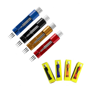 Kit d'outils de réparation pour l'élimination des maillons de bracelet de montre en métal Upro pour horlogers avec 3 broches supplémentaires, petit outil pour bracelet de montre, vente en gros - Product Image 6