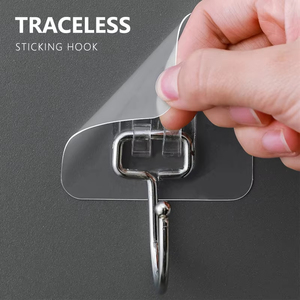 Crochets Adhésifs Rotatifs Étanche, Support Mural Robuste pour <span class=keywords><strong>Rangement</strong></span> de Cuisine et Salle de Bain - Product Image 3