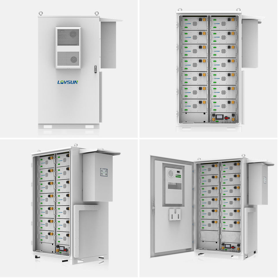 Ess Cabinet Solar Energy System With 50KW 100KW Deye Hybrid Inverter ...