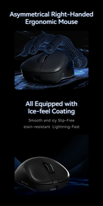ATK Z1 Ultra Dual-Mode PAW3950 Ergonomic <b>Wireless</b> Gaming <b>Mouse</b> With Optical Sensor <b>for</b> Esports Hole-less Design White Gaming Mou - Product Image 4