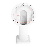 Soporte de cámara domo PTZ G.Craftsman S-BPS9 para CCTV IP, para montaje en techo y lateral, para vigilancia en red.