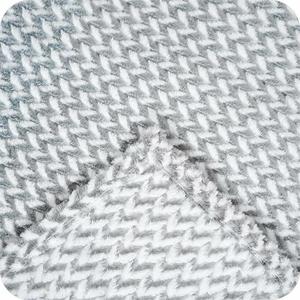 Couverture en molleton de flanelle Jacquard cationique de luxe pour la décoration de la maison couverture légère floue douce confortable chaude personnalisée - Product Image 3