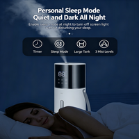 Humidificateur intelligent personnalisé pour la maison, humidificateur ultrasonique silencieux, grande capacité, pulvérisateur de brume, purificateur d'air pour usage domestique