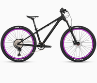 Vélo de dirt jump GTR, cadre en alliage d'aluminium, fourche à suspension pneumatique 150 mm, transmission 12 vitesses, double frein à disque, roues de 27,5 pouces, 150 kg
