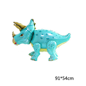 LEMON-Globo <span class=keywords><strong>De</strong></span> Dinosaurio 4D Walking, globos <span class=keywords><strong>De</strong></span> aluminio con helio, Animal, tiranosauru, Mundo Jurásico - Product Image 5