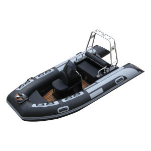 Bote RIB Semirrígido de Velocidad de 340 cm de Fibra de Vidrio e Hypalon <span class=keywords><strong>con</strong></span> Certificación CE, Incluye <span class=keywords><strong>Motor</strong></span> de Remo Inflable de PVC para Actividades Acuáticas - Product Image 1