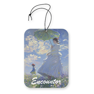 Hiện đại xe hơi nước hoa phim lâu dài mùa xuân phong cảnh in thẻ nâng cao nghệ thuật Nhà Màu Mặt dây chuyền - Product Image 5