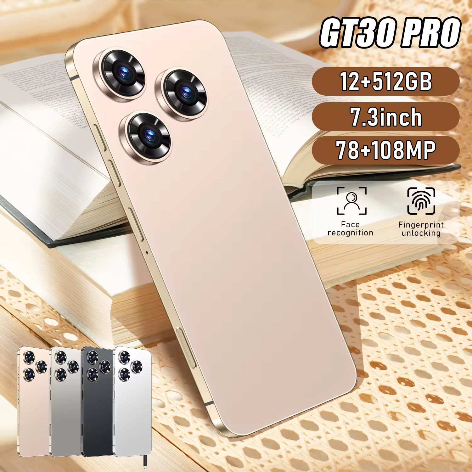 Infinx GT30 PRO 5Gスマートフォン｜108MPカメラ・16GB+512GB・防水対応