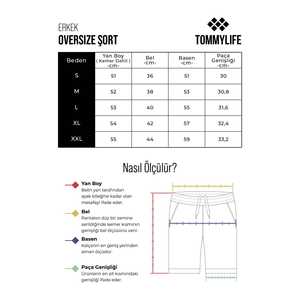 Tommylife Pantalones cortos de algodón oversize para hombre, color gris oscuro, ajuste cómodo 81274 - Product Image 1