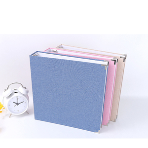 Tùy chỉnh A4 3 Vòng chất kết dính vải thư mục tập tin cho văn phòng trường học đầy màu sắc thư mục trình bày Made PP hộp mô hình tài liệu tổ chức - Product Image 4