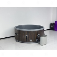 Bain à remous gonflable moderne en PVC pour extérieur, 10 jets de massage, portable, à bulles, écologique, GECKO Control 2-6 places, vente en gros