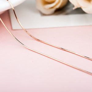 DL07, venta al por mayor, <span class=keywords><strong>precio</strong></span> bajo, moda, <span class=keywords><strong>Plata</strong></span> <span class=keywords><strong>de</strong></span> Ley 925, accesorios <span class=keywords><strong>de</strong></span> joyería fina <span class=keywords><strong>italiana</strong></span>, collar <span class=keywords><strong>de</strong></span> <span class=keywords><strong>cadena</strong></span> <span class=keywords><strong>de</strong></span> serpiente Flexible para mujer - Product Image 4