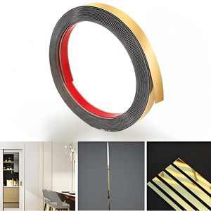 Peel và Stick thép không gỉ vàng Tường đúc TRIM, thiết kế tự dính TRIM cho trần, khung gương và nhà DIY - Product Image 2