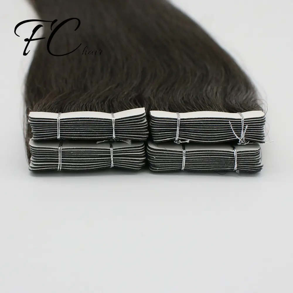 FangCun Hot Sale Remy Hair Extensions Seamless Weft invisible 100% Human Hair Double Drawn Virgin Flat Weft Hair